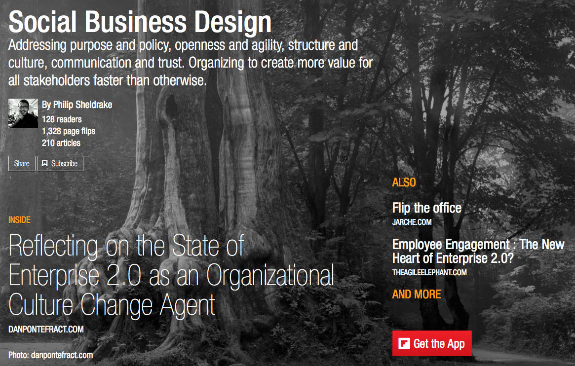 Social Business Design magazine for Flipboard 18 Feb 2014