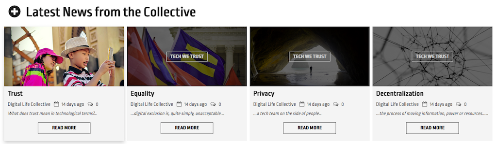 screenshot from the diglife.com website
