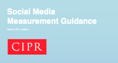 CIPR social media measurement guidelines