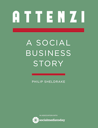 Attenzi - a social business story, book cover