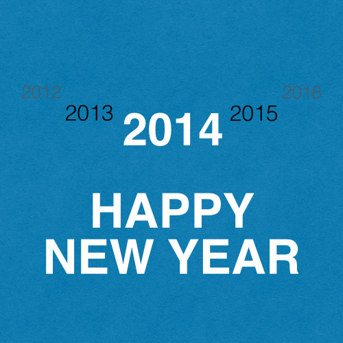 2014 - Happy New Year