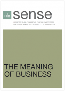 Euler Partners sense Summer 2016 - the meaning of business